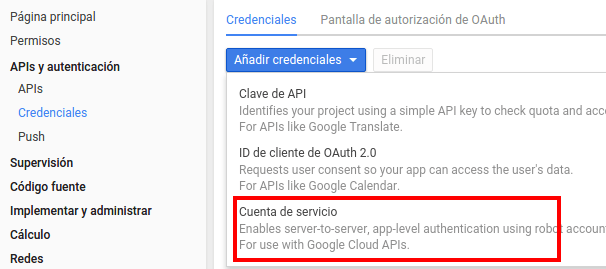 API Google Search Console 