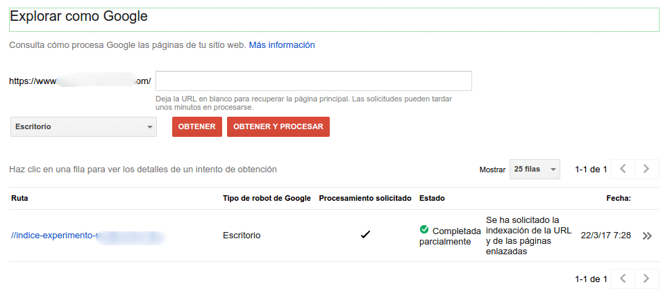 Intentando comprender Googlebot y los 301