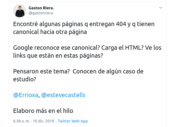 Google podria no querer el HTML de una URL