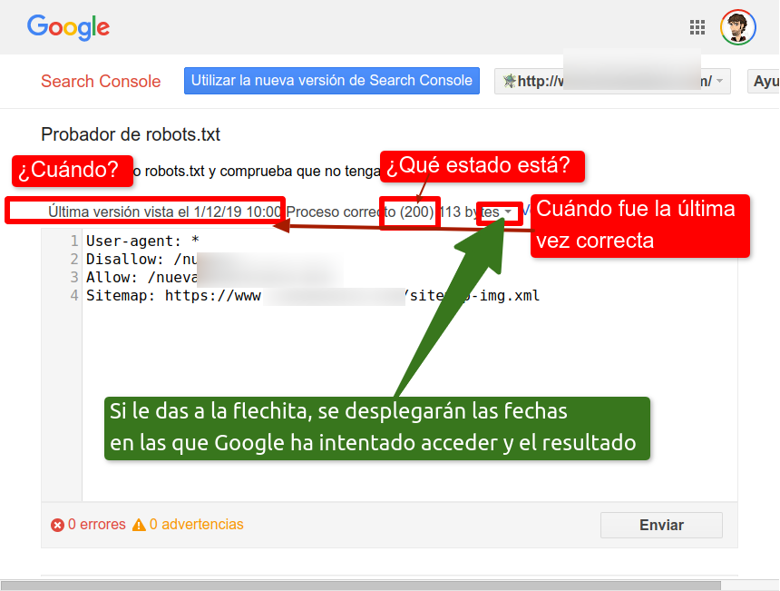 URL Bloqueada por robots.txt