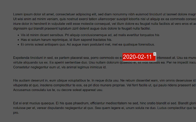 Show Published Date Chrome extension